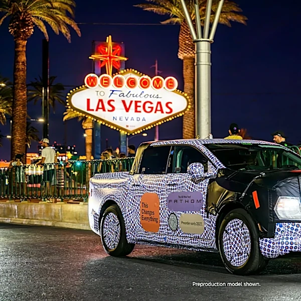 Ford CEO posts photos of new EV Fathom midsize pickup on social media