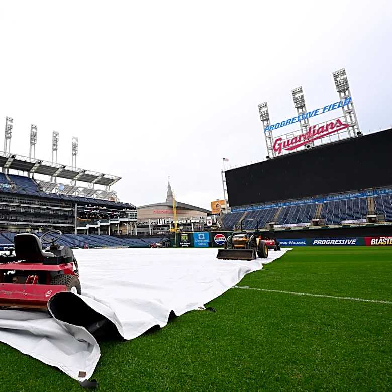 Rain delays Game 1 of Tigers vs Guardians doubleheader