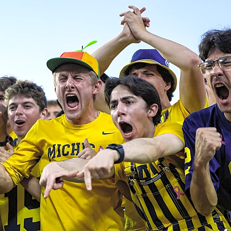 Michigan fans get second lease on life after Hail Mary: 'Man I love football'