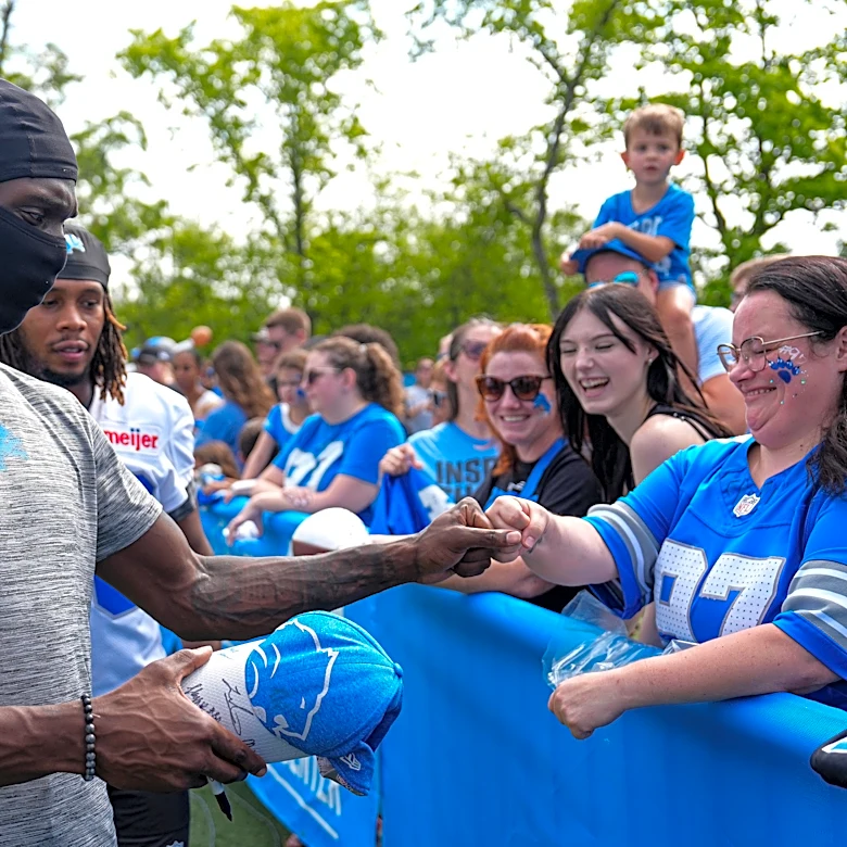 Lions safety Kerby Joseph is back with the team as he rehabs