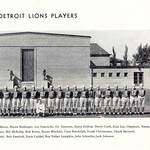 NFL games on Wednesday? Lions' first Detroit season included an important one on that day