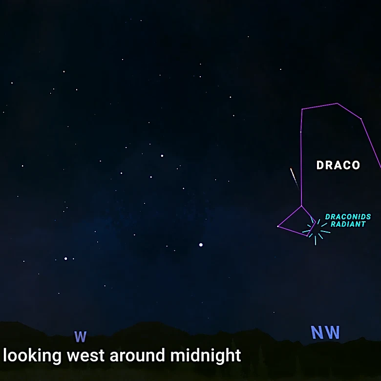Draconids soon will streak across sky. How to watch upcoming meteors