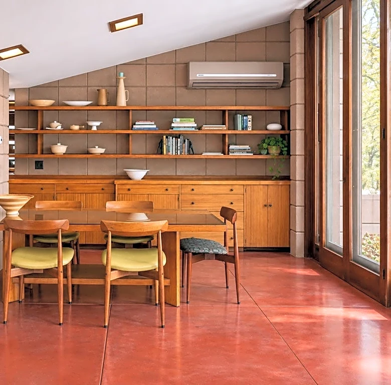 Michigan Frank Lloyd Wright home extensively restored lists for $2.1M