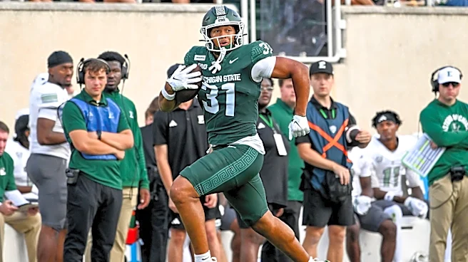 Jayden Savoury is still new to football and already emerging as TE weapon for Michigan State