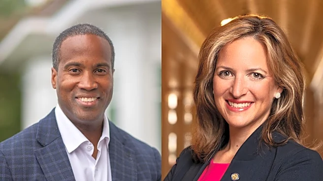Benson, James outline economic plans to business crowd