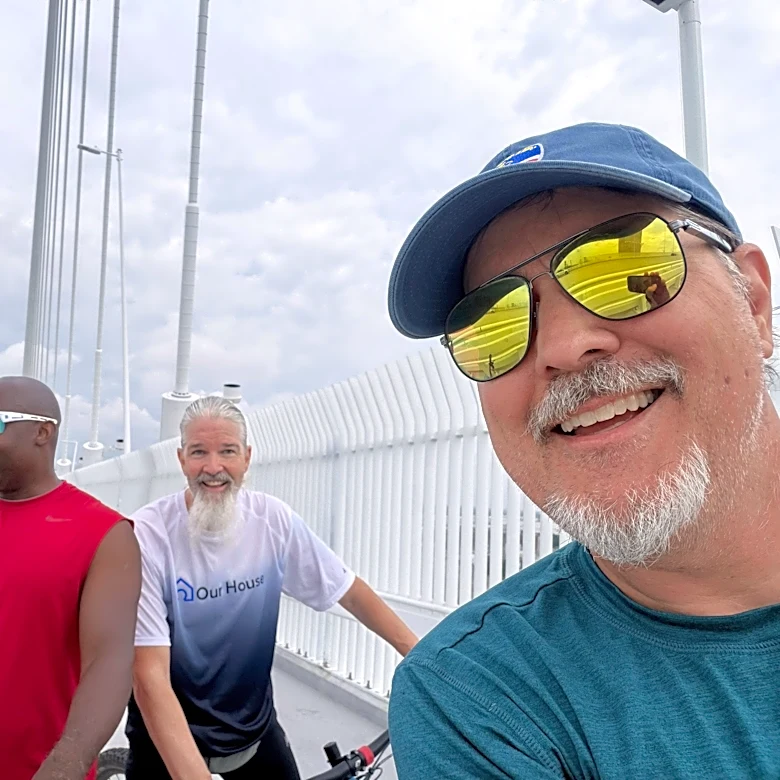 When crossing the Gordie Howe bridge on foot or bike, check forecast
