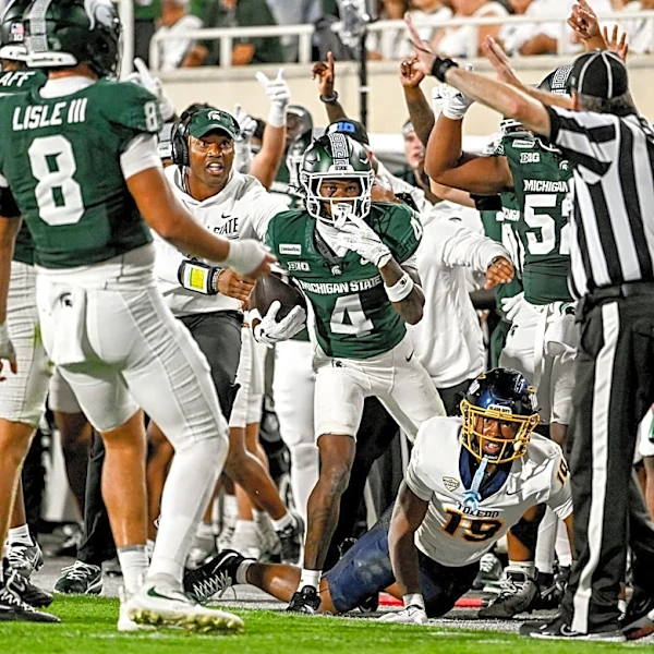 Charles Brantley takes long trek home to Michigan State football