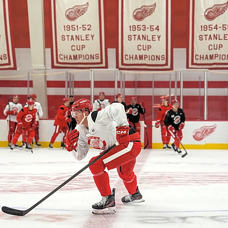 Red Wings young players devour Penguins in NHL preseason feast