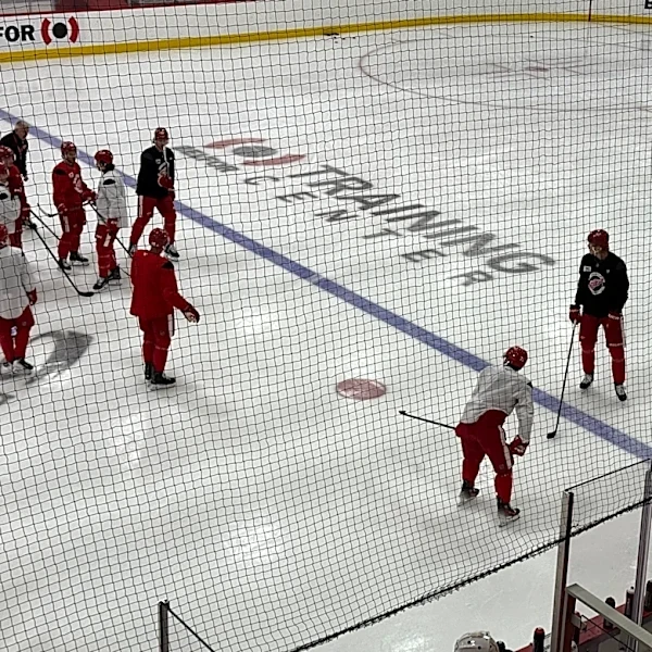 Dylan Larkin out for Red Wings preseason finale, so here's who is battling for jobs