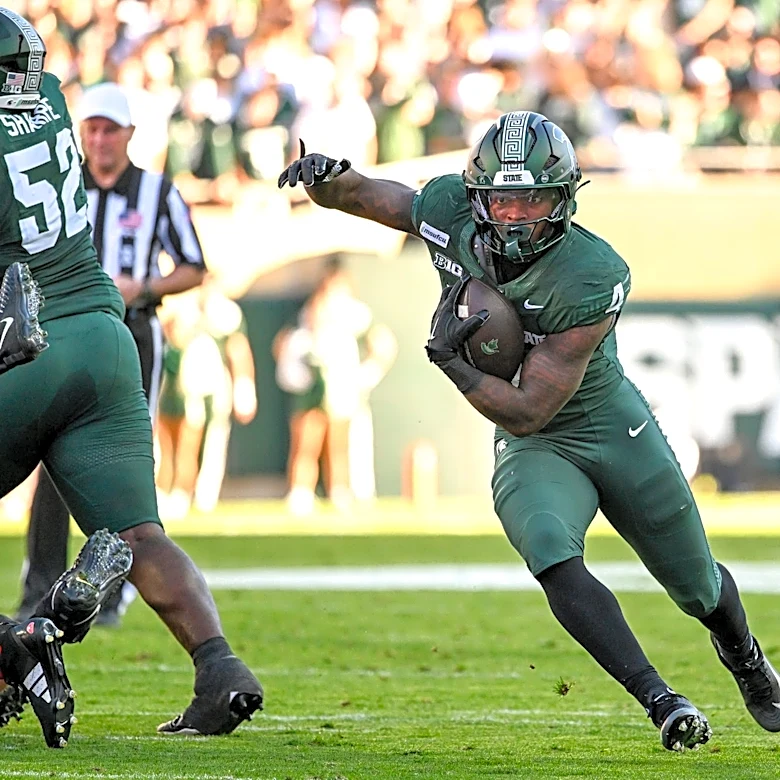 How will Michigan State replace injured star Cam Edwards at RB?