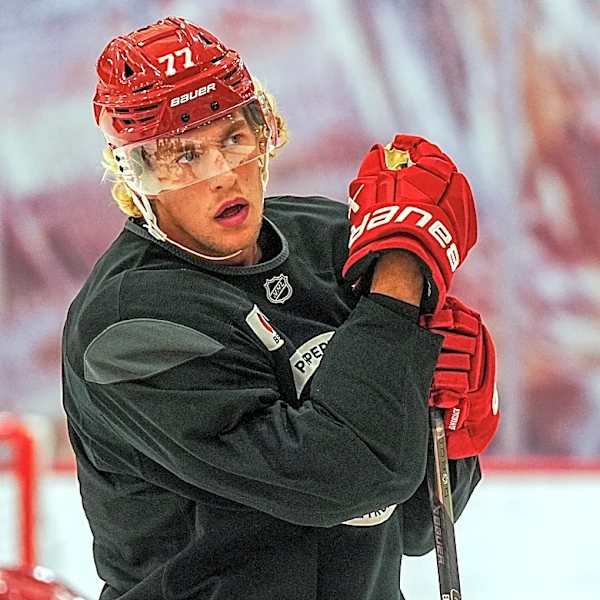 Red Wings D Simon Edvinsson is back in Sweden with season days away