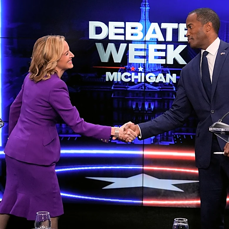 Trump isn't on the ballot, but he dominated the gubernatorial debate