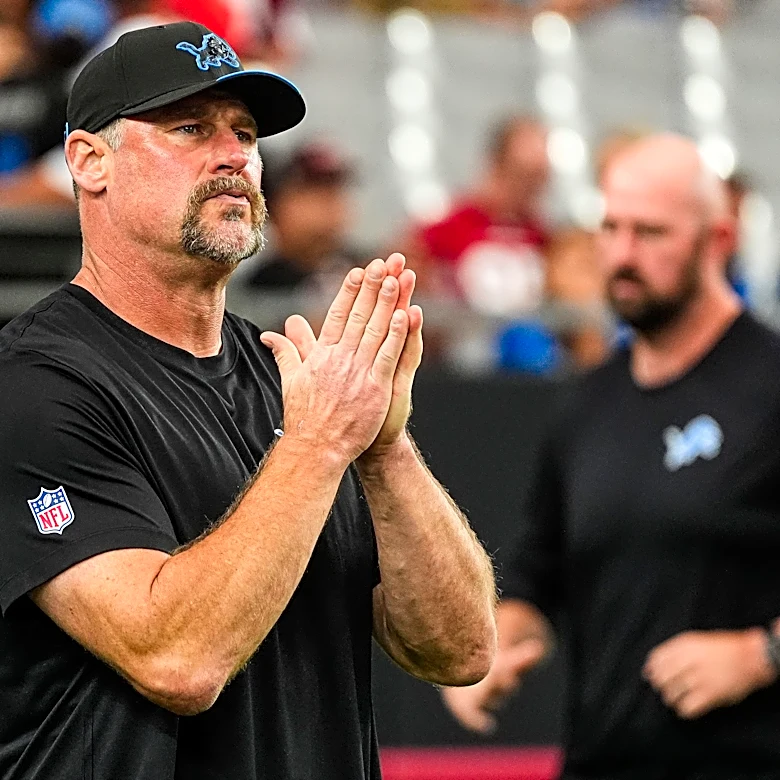 Watch Dan Campbell's locker room speech after Lions' win over Cardinals