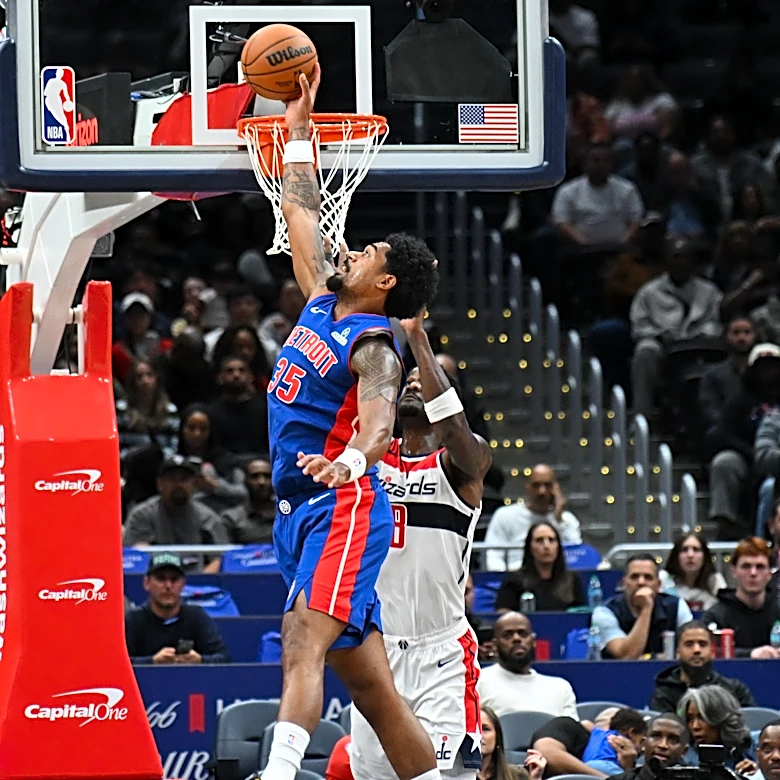 Tolu Smith is heading for expanded role with Pistons and looks ready