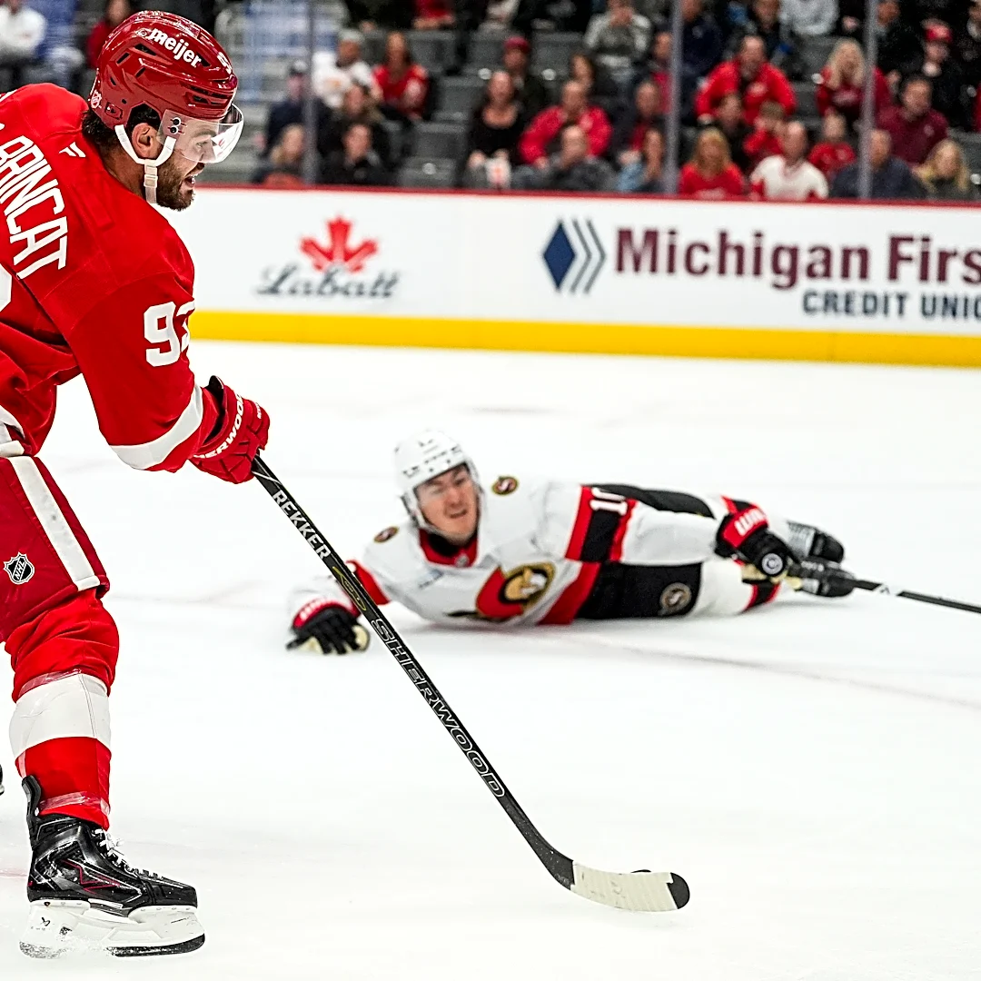 Alex DeBrincat is 'everything we want in a Detroit Red Wing,' and he was rewarded for it