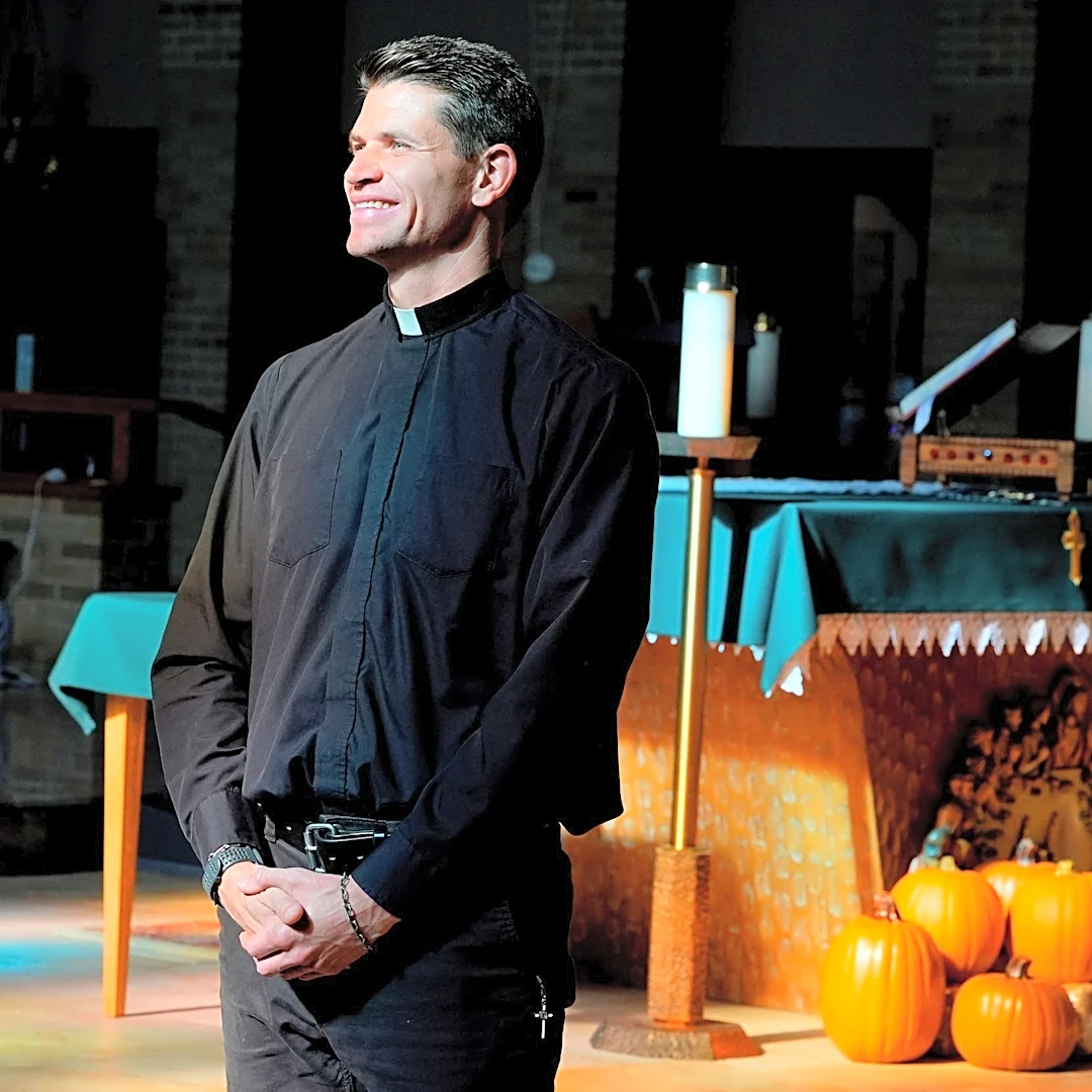 Marathoning priest runs on prayers and carbohydrates
