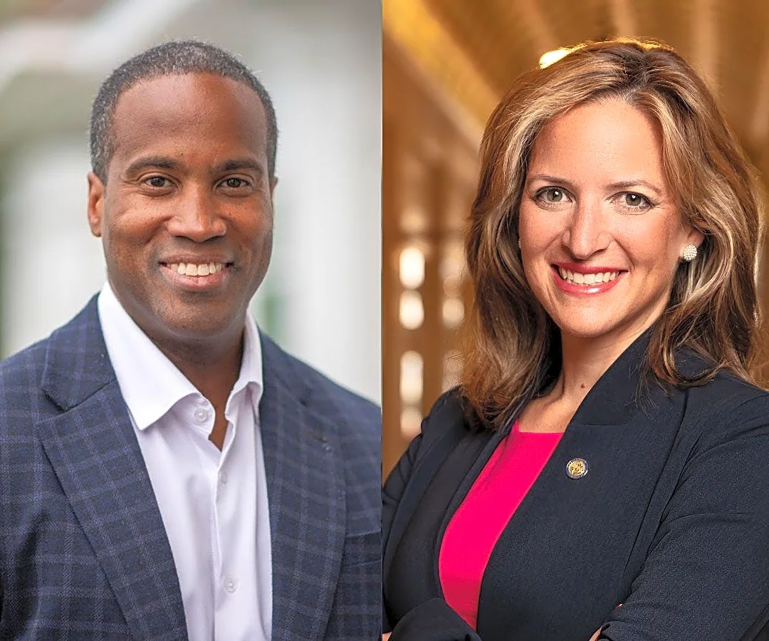 5 questions for John James and Jocelyn Benson as they vie for governor