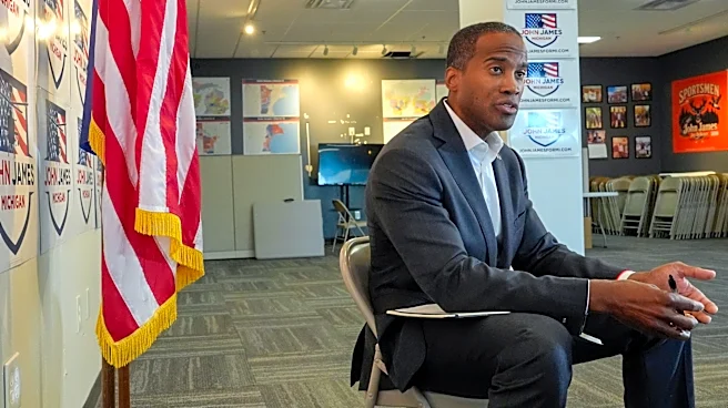 John James fights against national mood souring on Trump