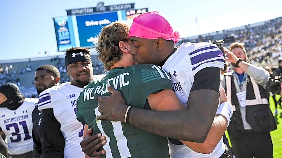 Pat Fitzgerald shows smart signs despite another crushing Michigan State loss