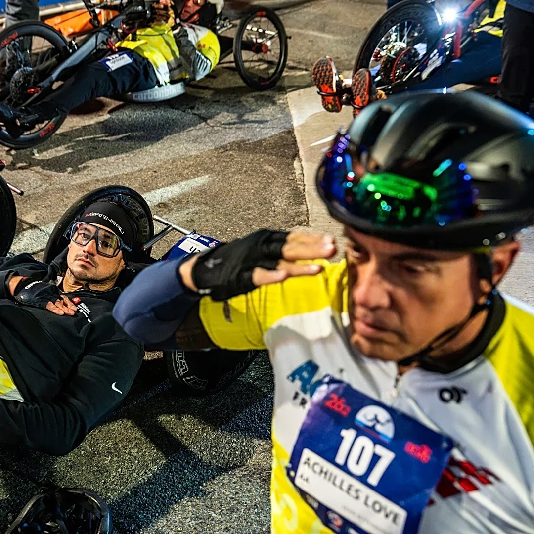 Zach Stinson returns to Free Press Marathon to win adaptive athletes division