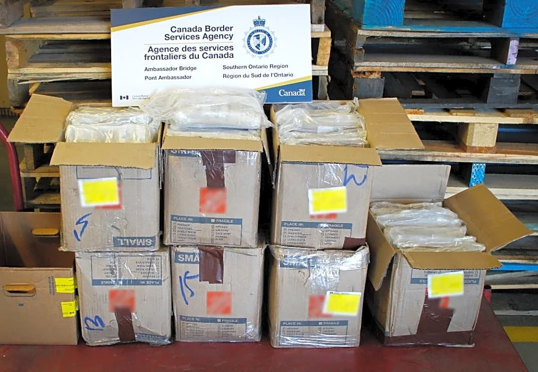 Canadian police arrest 2, seize cocaine at Ambassador Bridge