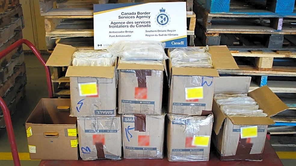 Canadian police arrest 2, seize cocaine at Ambassador Bridge