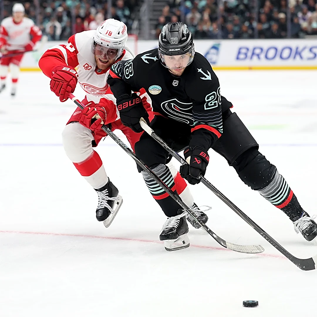 Red Wings make epic third period comeback, then lose shootout to Kraken