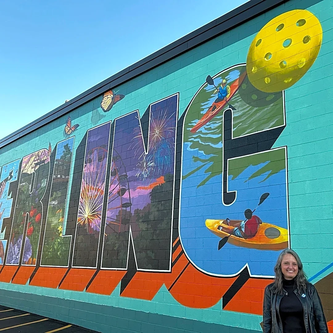 This Michigan city unveils new mural as part of public art. And it's big.