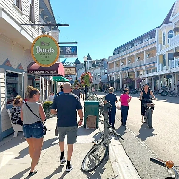 Celebrate Halloween early on Mackinac Island. See festivities