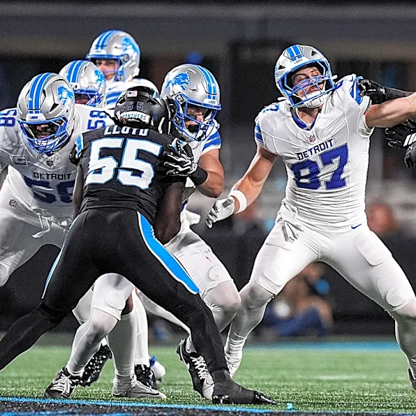Detroit Lions coach Dan Campbell on edge about TE Sam LaPorta comments