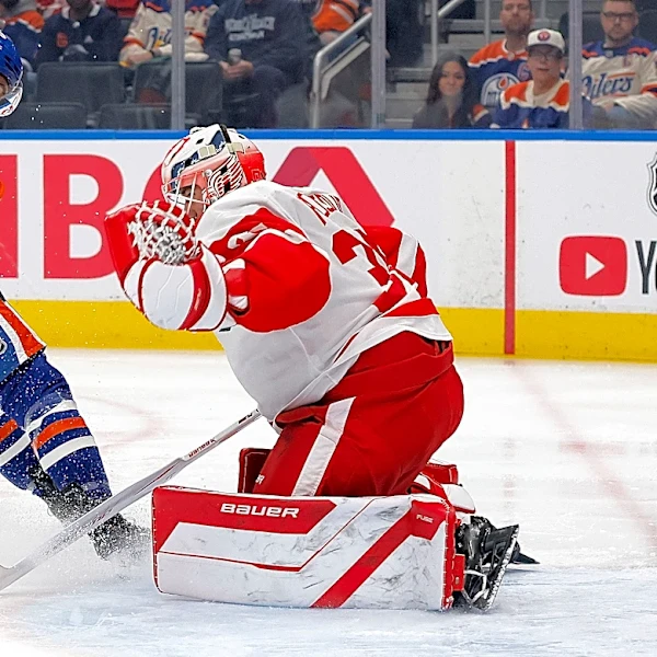 Red Wings contain Oilers stars as Michal Postava shines in shootout