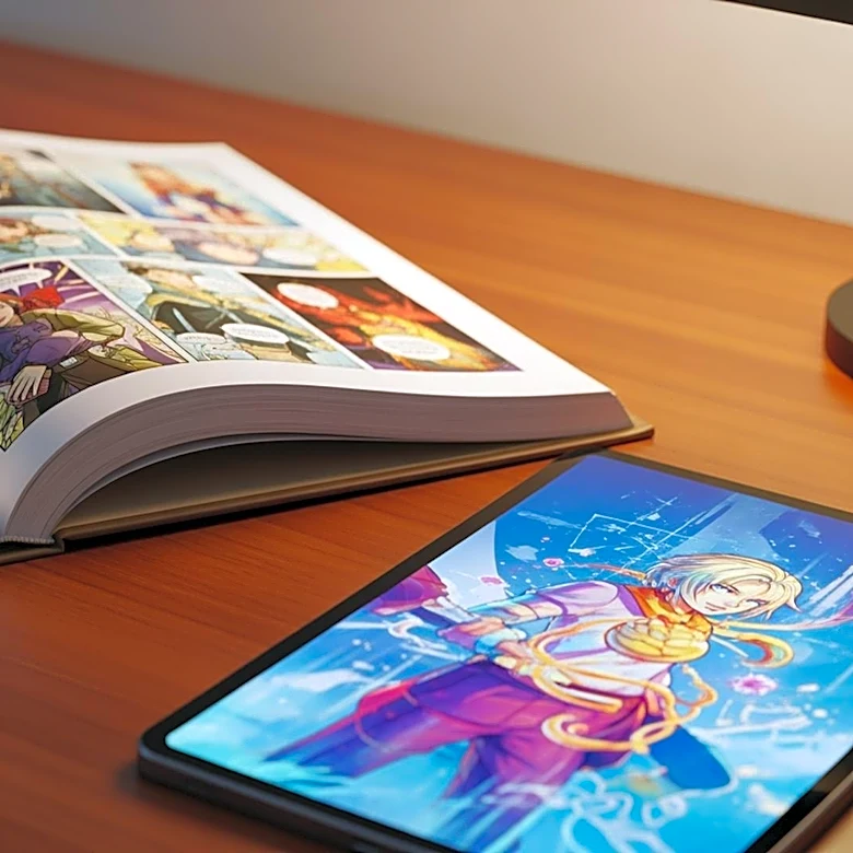 How Digital Comics Find New Life in Physical Books