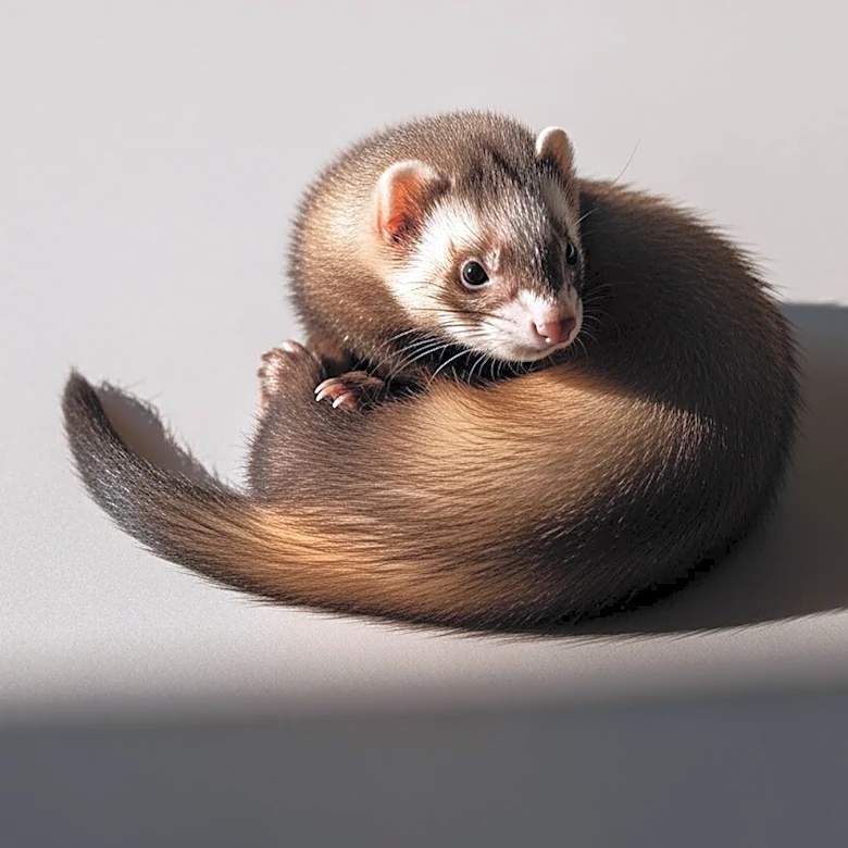 Ferrets Sleep Most of the Day, Then Spring to Life