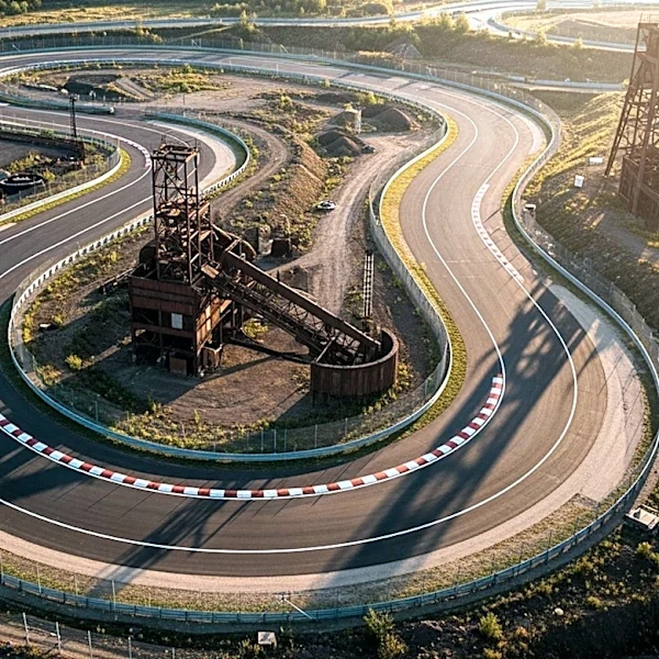 How did the Lausitzring Evolve from Coal Mine to Race Track