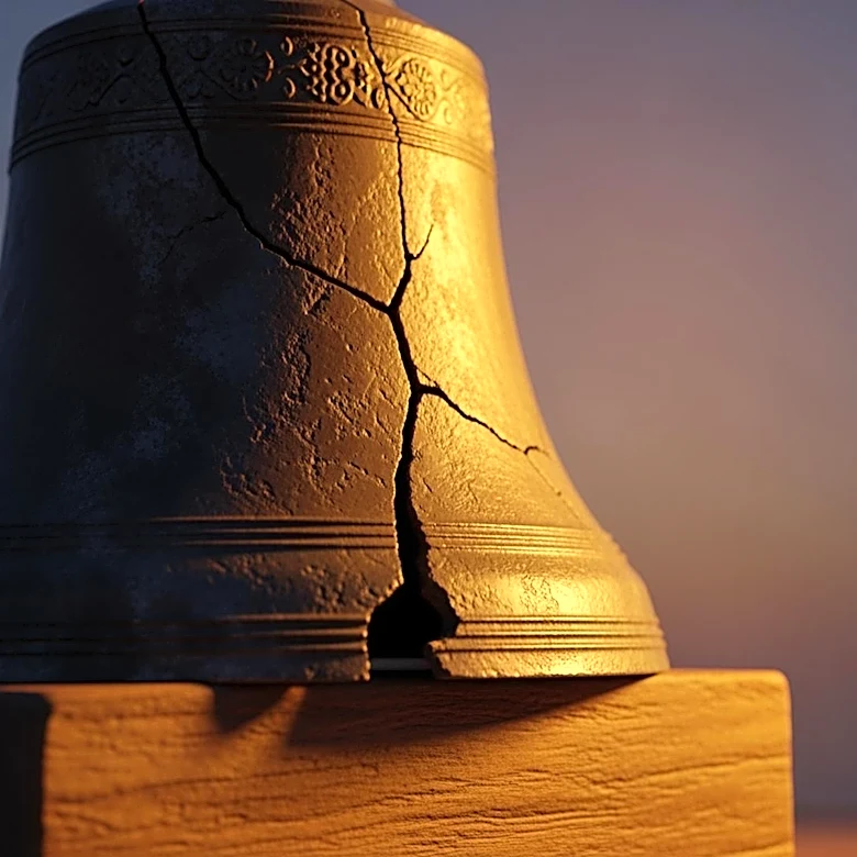 When the Famed Liberty Icon Cracked on Its First Ring