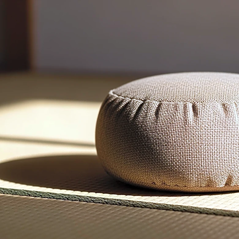 How the Zafu Supports Posture in Zen Meditation