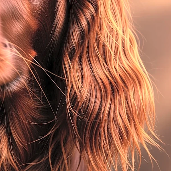 Why the Irish Setter Dog is Famous for its Shiny and Fluffy Red Coat