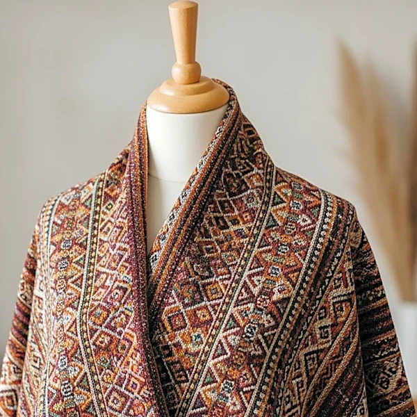 Traditional South American Ponchos Hit Global Runways