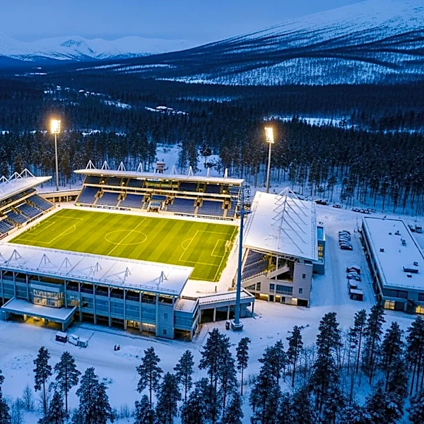 The Swedish Stadium With Soccer’s Northernmost World Cup Mark