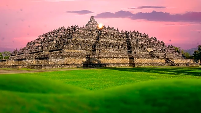 Why Was Borobudur Built Between Volcanoes and Rivers?