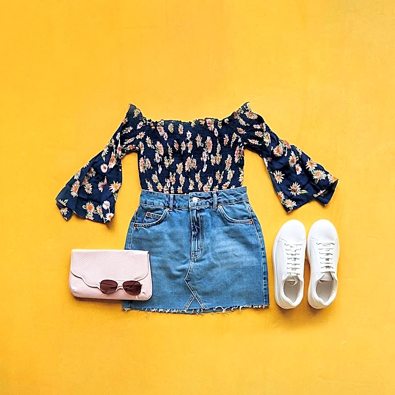 Why Denim Skirts Never Seem to Completely Go Out of Style