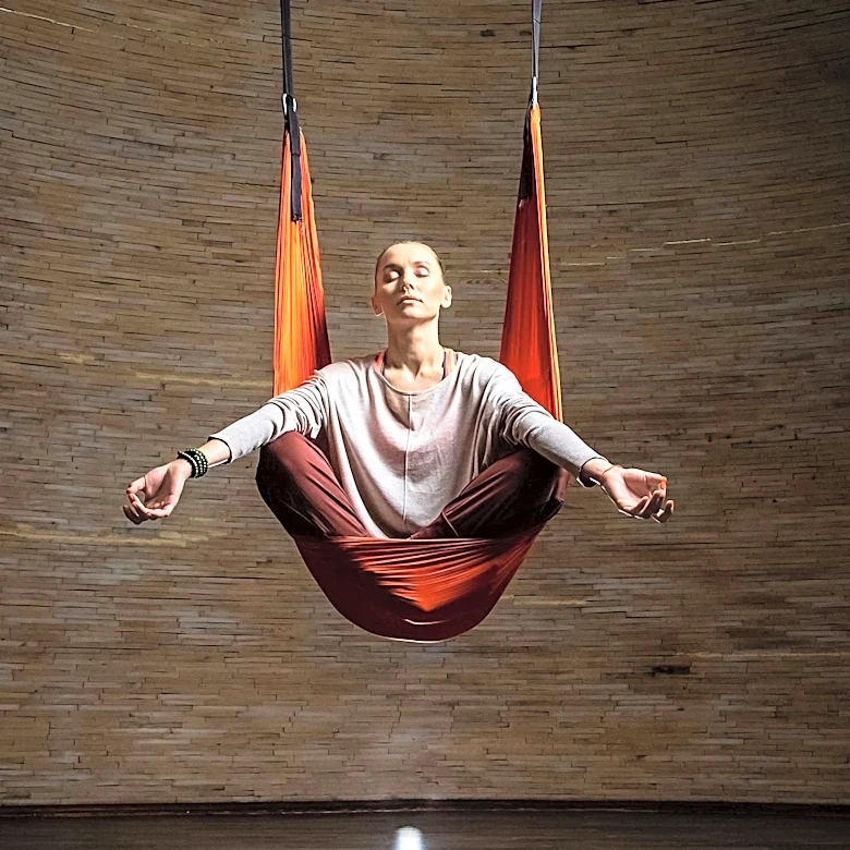 What Actually Happens When You Try Yoga in a Hammock?