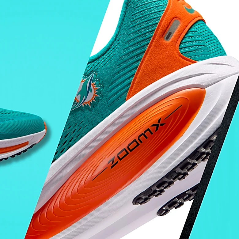 Miami Dolphins Nike Vomero 18 running shoes just dropped, how to buy