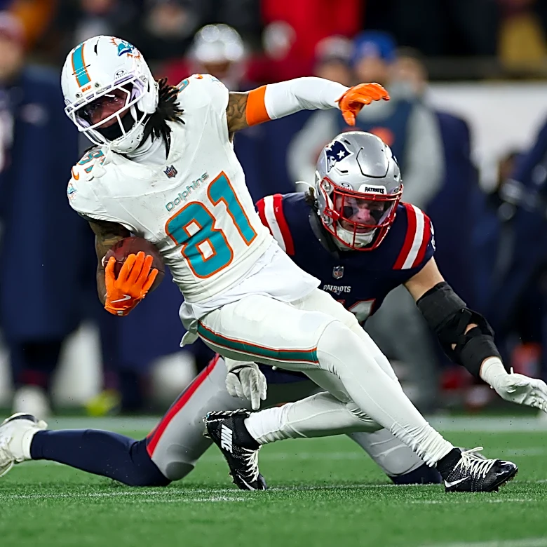 Dolphins announce 8 roster moves, including release of second-year WR