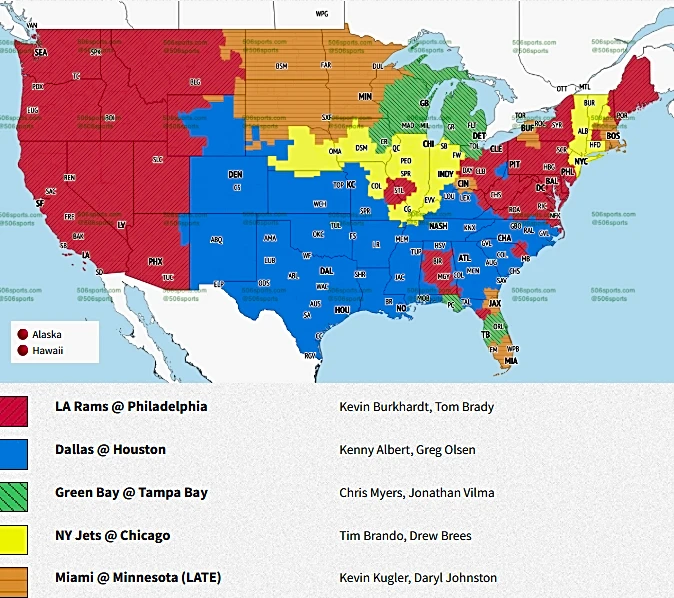 Is Dolphins-Vikings on in my area? Week 4 broadcast map, TV channel