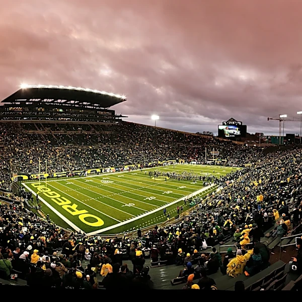 Oregon's Autzen Stadium in the top of college football stadiums