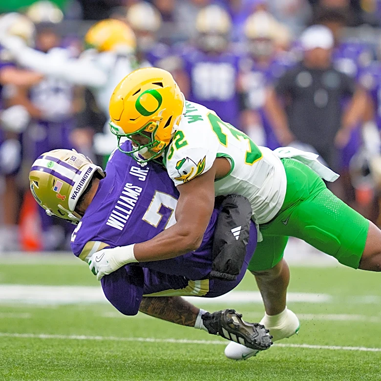 Oregon's Nasir Wyatt highlighted as major fall camp riser