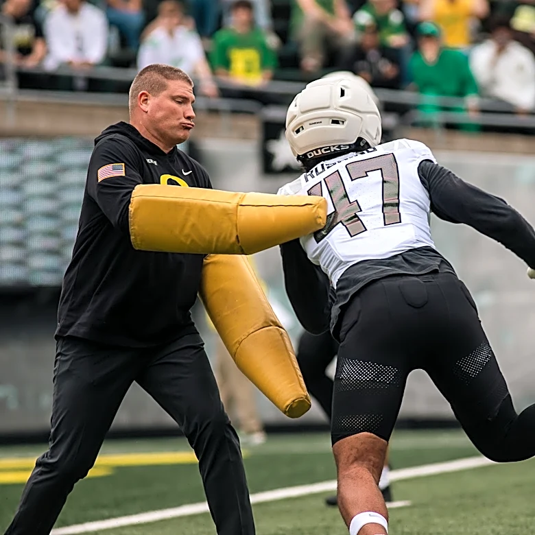 Elijah Rushing stays patient as bigger Oregon role comes into focus