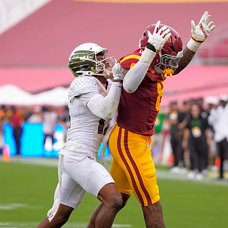 USC's Desman Stephens II suspended, apologizes to Oregon QB Dante Moore