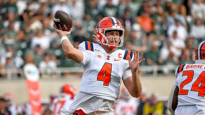 Illinois QB Katin Houser sidelined with injury ahead of Oregon matchup